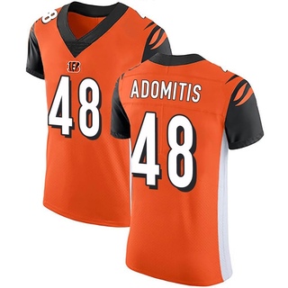 Elite Cal Adomitis Men's Cincinnati Bengals Alternate Vapor Untouchable Jersey - Orange