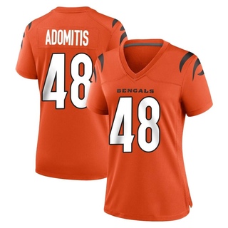 Game Cal Adomitis Women's Cincinnati Bengals Jersey - Orange