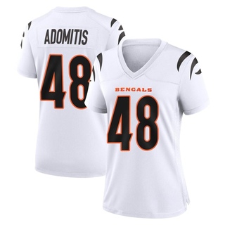 Game Cal Adomitis Women's Cincinnati Bengals Jersey - White