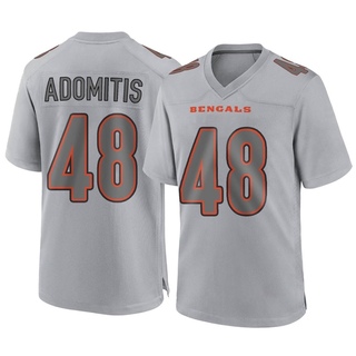 Game Cal Adomitis Youth Cincinnati Bengals Atmosphere Fashion Jersey - Gray