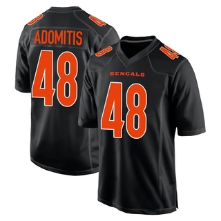 Game Cal Adomitis Youth Cincinnati Bengals Fashion Jersey - Black