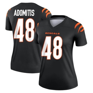 Legend Cal Adomitis Women's Cincinnati Bengals Jersey - Black