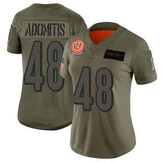 Limited Cal Adomitis Women's Cincinnati Bengals 2019 Salute to Service Jersey - Camo